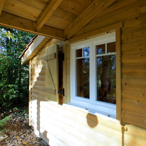 CHALET 4 personas - Chalet Sapin - 2 habitaciones - posibilidad de añadir más personas con suplemento, consultar con el camping