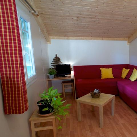 Chalet 4 personen - Chalet Sapin - 2 Zimmer - zusätzliche Personen gegen Aufpreis möglich, kontaktieren Sie den Campingplatz