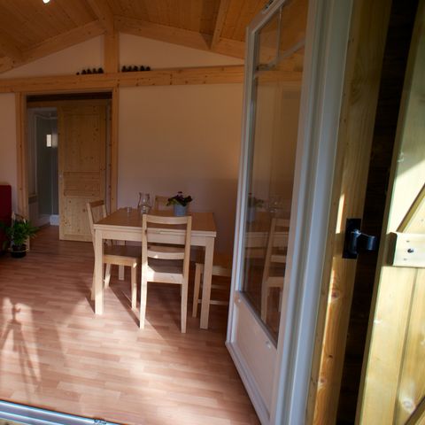 Chalet 4 personen - Chalet Sapin - 2 Zimmer - zusätzliche Personen gegen Aufpreis möglich, kontaktieren Sie den Campingplatz