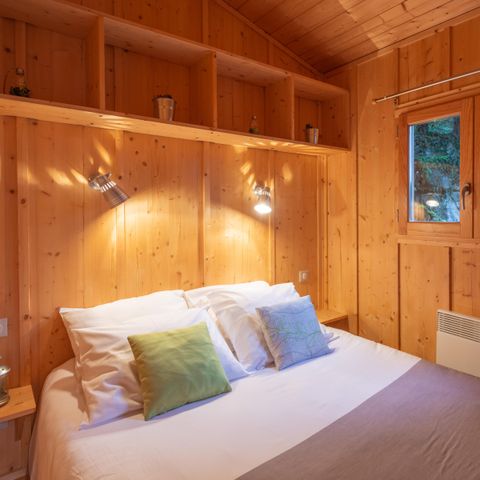Chalet 4 personen - Chalet Epicéa - 2 Zimmer - zusätzliche Personen gegen Aufpreis möglich, kontaktieren Sie den Campingplatz