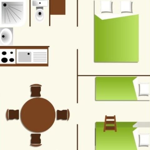 Bungalowzelt 5 Personen - Zeltbungalow Bengali 25m²