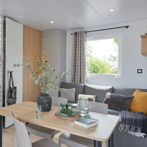 Stacaravan 6 personen - Stacaravan met 2 slaapkamers 30m