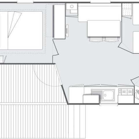 Mobile home 4 persons - COMFORT tv in addition