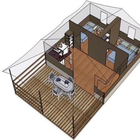 Tienda 5 personas - FREEFLOWER COMFORT LODGE