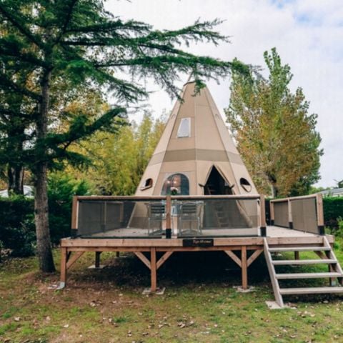 AUßERGEWÖHNLICHE UNTERKUNFT 4 Personen - TIPI 4 PERS- 2 Schlafzimmer