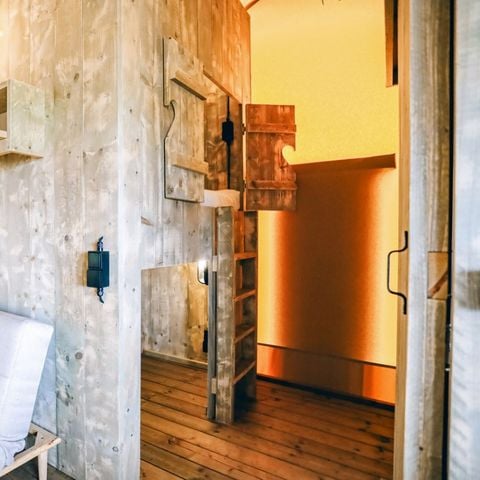 Tente en toile et en bois 8 personnes - SAFARI LODGE 7/8 personnes