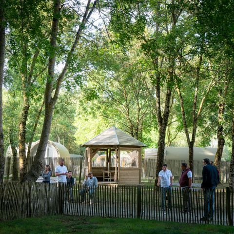 STAANPLAATS - Standplaats (tent of caravan of camper of bestelwagen + 1 voertuig + 2 personen)