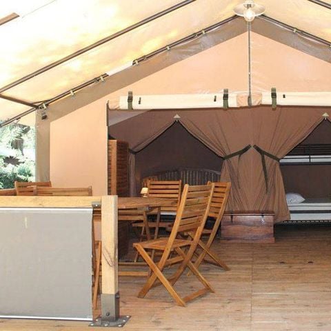 Hébergement 5 personnes - Lodge Kenya - 2 chambres - Avec sanitaires