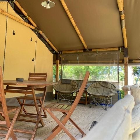 Hébergement 5 personnes - Lodge Kenya - 2 chambres - Avec sanitaires