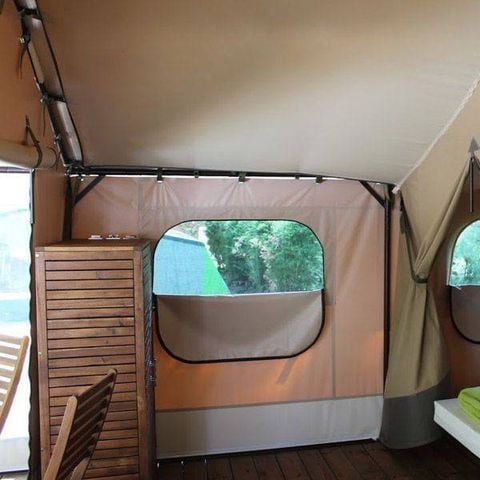 Hébergement 5 personnes - Lodge Kenya - 2 chambres - Avec sanitaires