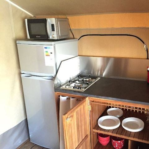 Hébergement 5 personnes - Lodge Kenya - 2 chambres - Avec sanitaires