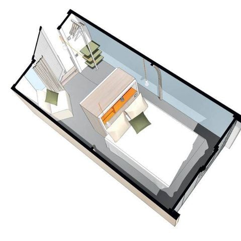UNUSUAL ACCOMMODATION 2 people - Coco Sweet - 1 bedroom - No sanitary facilities