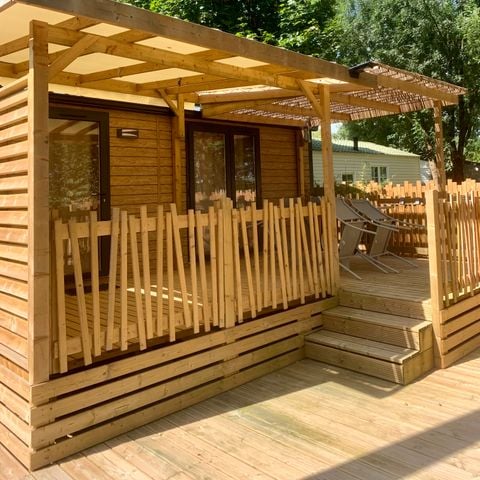MOBILE HOME 4 people - Premium 2-bedroom mobile home with Jacuzzi