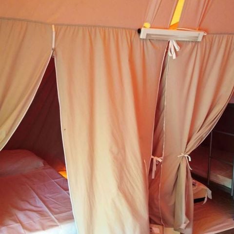 CANVAS AND WOOD TENT 5 people - Safari