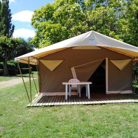 Tente en toile et en bois 5 personnes - Safari