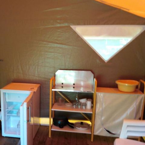 Tente en toile et en bois 5 personnes - Safari