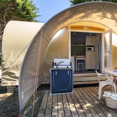 CANVAS AND WOOD TENT 4 people - CONFORT tent - 2 bedrooms - sleeps 4 without sanitary facilities