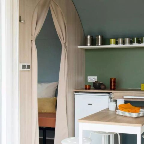 CANVAS AND WOOD TENT 4 people - CONFORT tent - 2 bedrooms - sleeps 4 without sanitary facilities