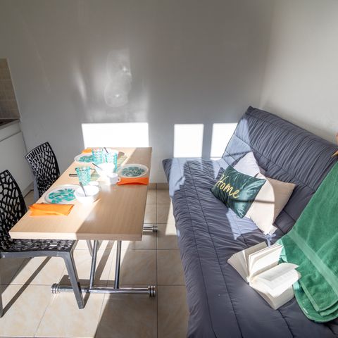 STUDIO 2 people - Studio Mimosa - 10 m² without sanitary facilities Wednesday arrivals