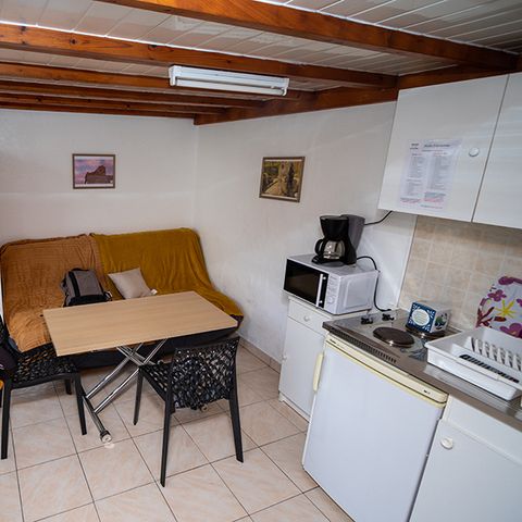 STUDIO 3 personnes - Mimosa - 16 m² sans sanitaires