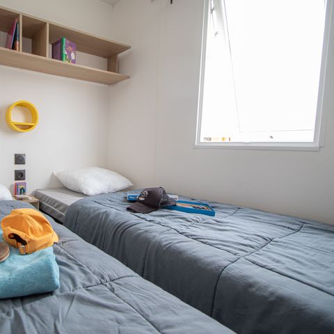 Stacaravan 4 personen - Comfort Plus - 2 slaapkamers