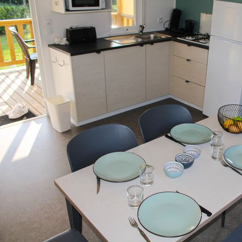 MOBILHOME 4 personas - Superior - 2 dormitorios + 2 baños