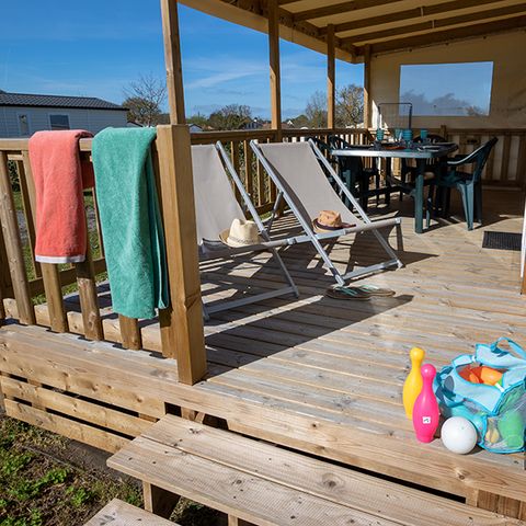 Stacaravan 6 personen - Superieur - 3 slaapkamers