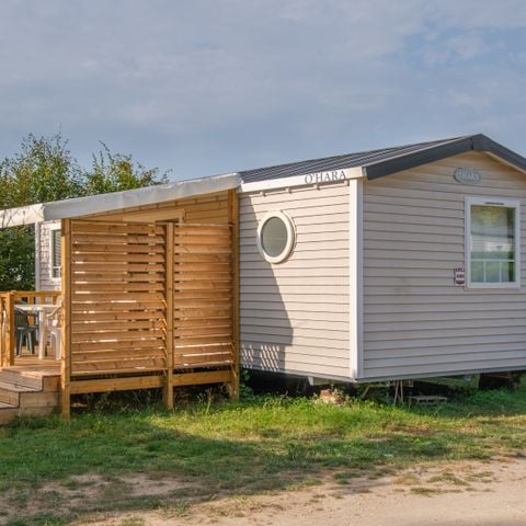 Stacaravan 4 personen - Stacaravan Gezellig TV Klim Wifi - 2 slaapkamers - 4 personen