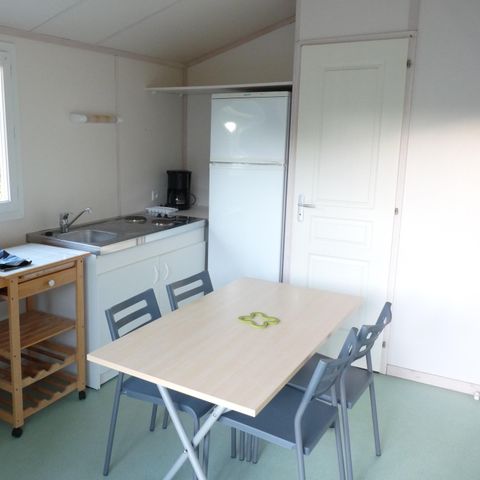Chalet 4 personen - Chalet 24m² (2 Zimmer) mit überdachter Terrasse 4 Pers.