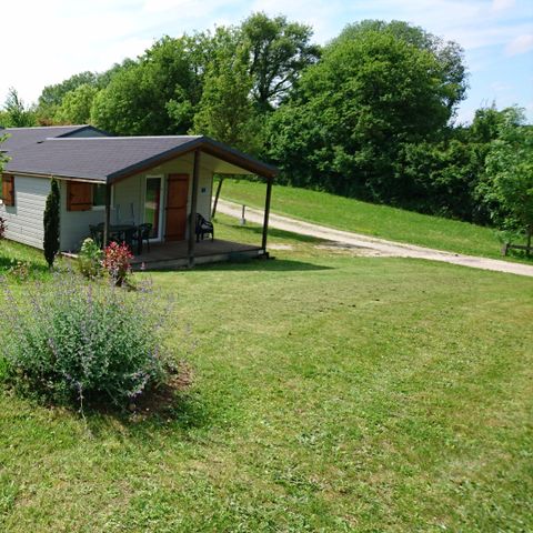Chalet 4 personen - Chalet 24m² (2 Zimmer) mit überdachter Terrasse 4 Pers.