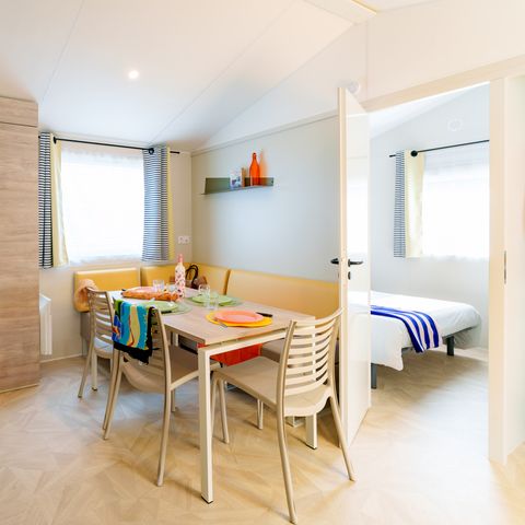 Stacaravan 6 personen - Rustig comfort