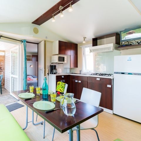 BUNGALOW 4 personnes - Mobil-home Escapade 24m² - 2 chambres + Télévision