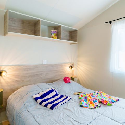 Stacaravan 5 personen - Mobile-home Club 5 27m² - 2 kamers + Televisie