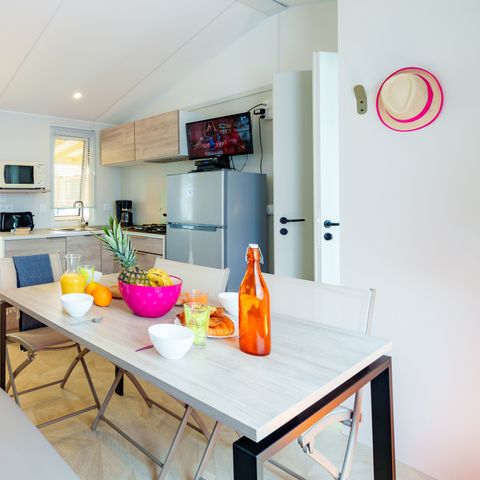 BUNGALOW 5 personnes - Mobil-home Club 5 27m² - 2 chambres + Télévision