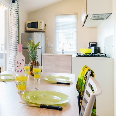 MOBILHOME 4 personas - Mobil-home Escapade Premium 27m² - 2 habitaciones + televisión