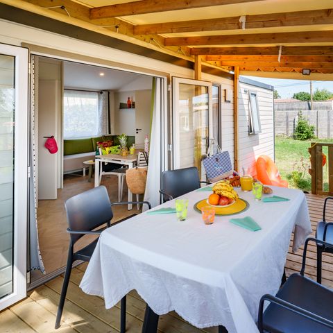 MOBILHOME 4 personas - Mobil-home Escapade Premium 27m² - 2 habitaciones + televisión