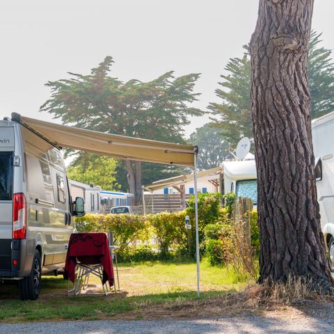Kampeerplaats - Comfort pakket met elektriciteit: 1 auto + 1 tent of 1 caravan of 1 camper