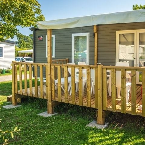 Stacaravan 7 personen - Stacaravan Evasion 7 personen 2 kamers 28m² - Stacaravan voor 7 personen