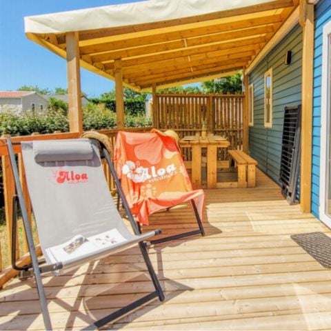 Mobilhome 6 personnes - Confort+ - 3 chambres - 2 salles de bain 40m²