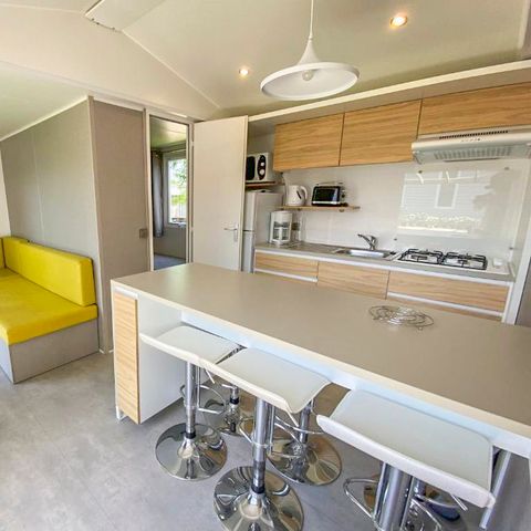MOBILHOME 6 personas - Mobil Home 3 habitaciones 6 pers Terraza semicubierta TV