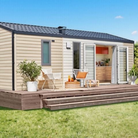 Mobilhome 6 personas - Casa móvil «Évasion+» para - 6 personas - 2 habitaciones - 28 m²