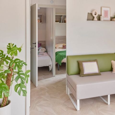 Mobilhome 5 personas - Casa móvil «Évasion» para - 5 personas - 2 habitaciones - 23 m²