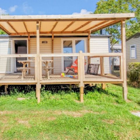 Stacaravan 6 personen - Évasion+ voor - 2 slaapkamers - 30 m²