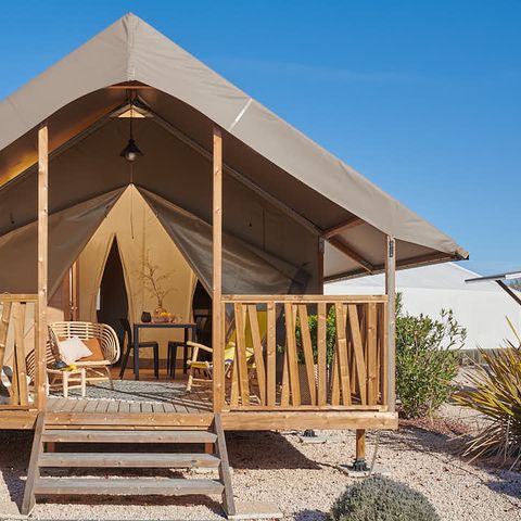 LODGE 4 personen - Mini-Wood Lodge Premium 2 slaapkamers 4 pers