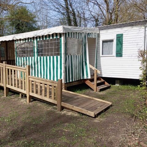 Stacaravan 4 personen - Stacaravan Confort PMR 2 slaapkamers 4 pers