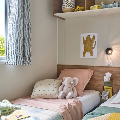 Mobilheim 6 Personen - Mobil Home Aqua 3Zi 6Pers Terrasse Halbüberdacht TV