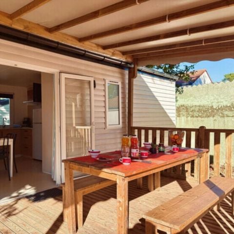 Stacaravan 8 personen - EDEN Resort - 4 kamers 2sdb 8 Pers