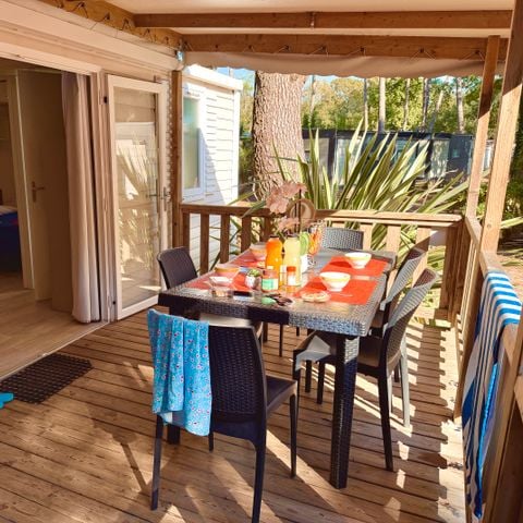Mobile home 6 persons - 3-bedroom resort