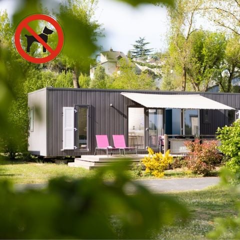 Mobilheim 4 personen - Cottage premium 2 Schlafzimmer 2 Badezimmer, TV, überdachte Terrasse