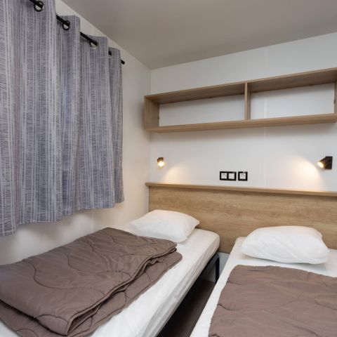 Mobilheim 6 personen - Cottage 3 Zimmer TV Komfort überdachte Terrasse